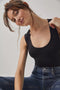 Clean Lines Muscle Cami - Free People - Black